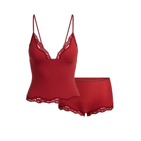 SKIMS - Women’s Fits Everybody Lace Cami and Boyshort Set
