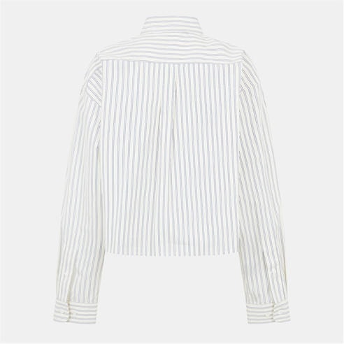 MIU MIU - Womens Striped Poplin Shirt