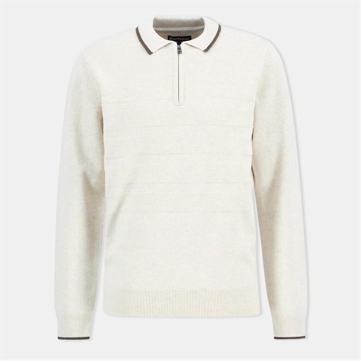 Barbour Men's Cream Fenhill Polo Shirt