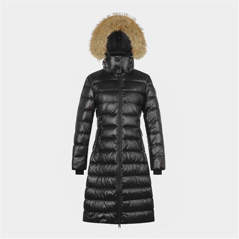 ARCTIC ARMY - Women's Arctic Long Puffer Water Resistant Detachable Hood Calf Length Jacket