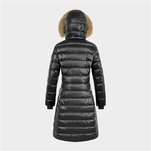 ARCTIC ARMY - Women's Arctic Long Puffer Water Resistant Detachable Hood Calf Length Jacket