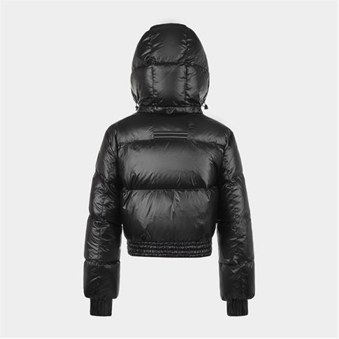 ARCTIC ARMY - Women's Yukon Hooded Funnel Neck Short Puffer Jacket