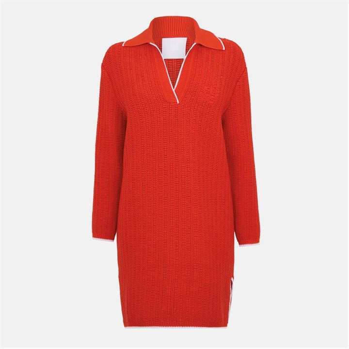 Givenchy Women's Orange 4G Polo Dress - Size 8