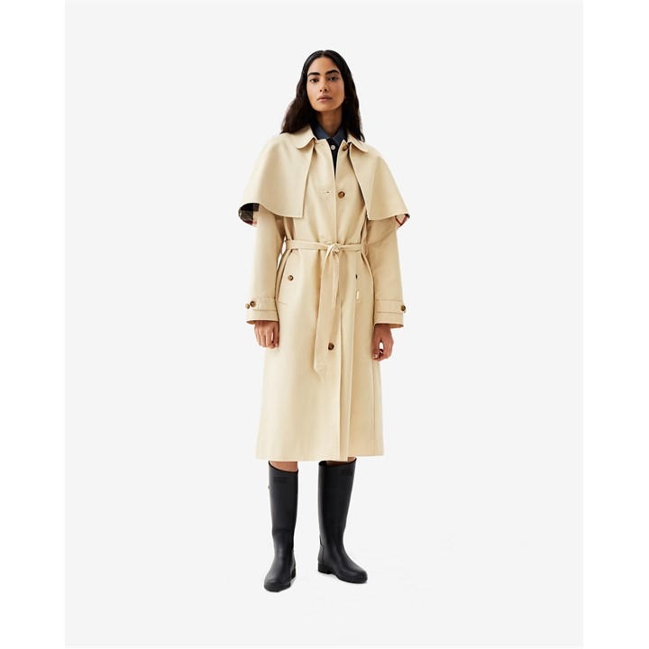 Hunter Keltie Trench Coa In Sand