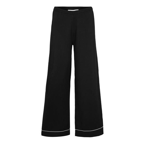 Beige - THE COUTURE CLUB - Womens Knitted Panel Trousers