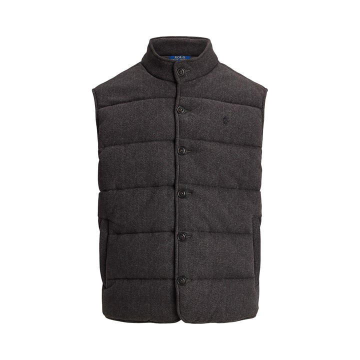 Polo Ralph Lauren Men's Grey Dogtooth Gilet - XL