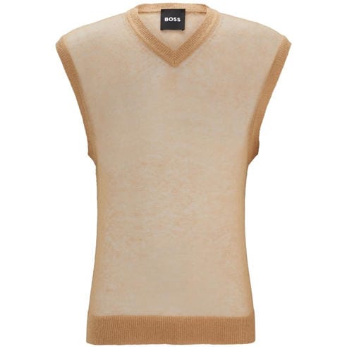 Boss - Men's Lucid Ribbed Knitted Top