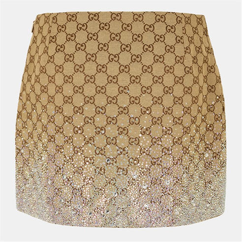 GUCCI - Women's Canvas Mini Skirt