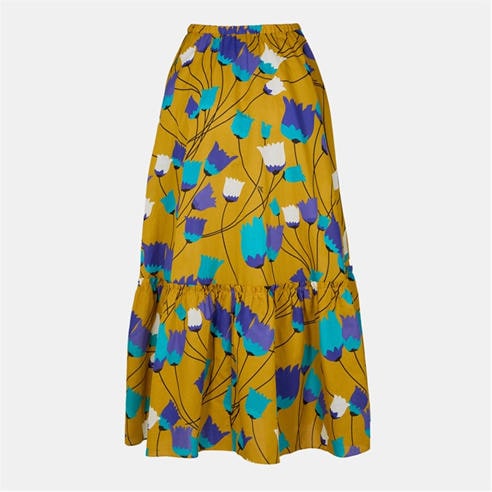 GUCCI - Women's Floral Maxi Skirt