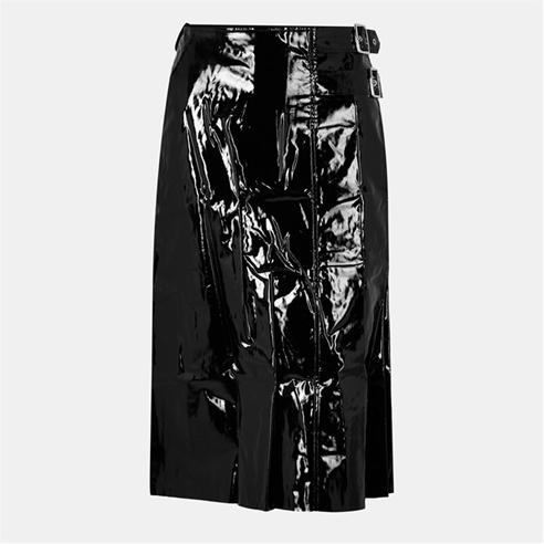 GUCCI - Women's Mid-Calf Italian Crafted Structured Midi Skirt