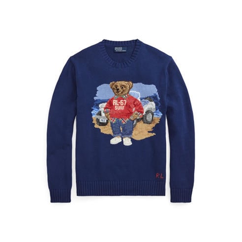RALPH LAUREN - Men's Bear Crew Neck Jumper