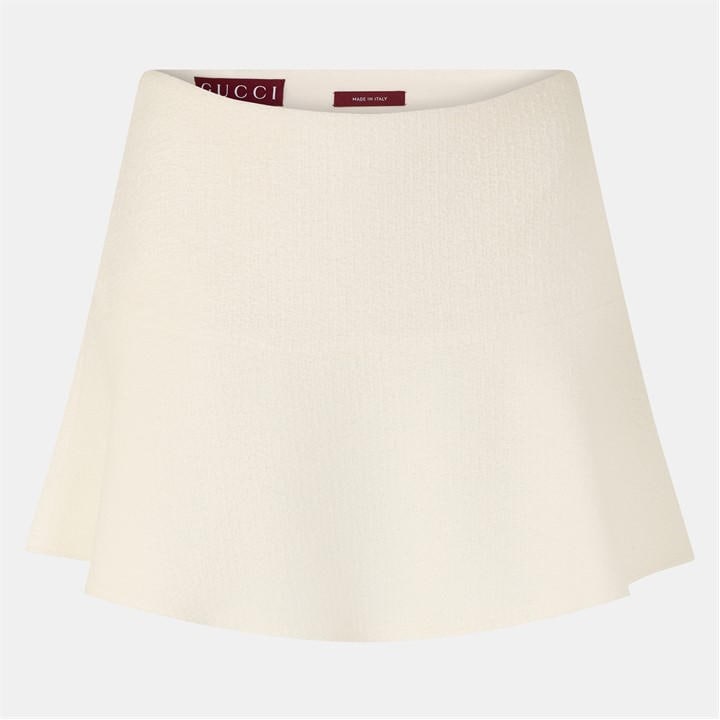 Gucci Women's White Mini Skirt - Size 10