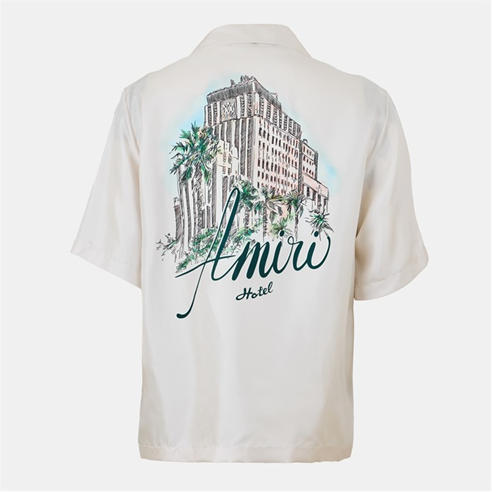 AMIRI - Men's Bowling Shirt - Short-Sleeve