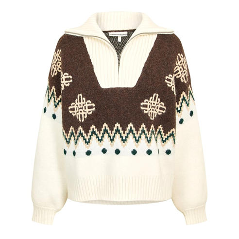 THE COUTURE CLUB - Couture Fairisle Jmp Ld62