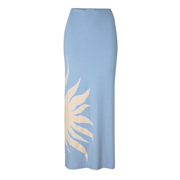 Never Fully Dressed Women's Midi Skirt In Blue