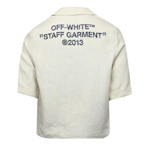 OFF WHITE - Women's Linen Long Sleeve Dress Shirt