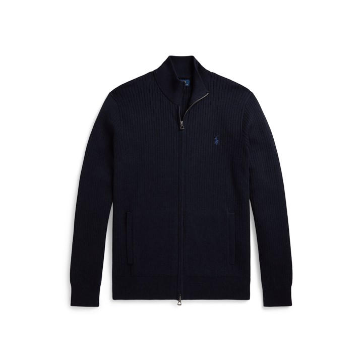 Polo Ralph Lauren Men's Blue Polo Knit Fz Sn61