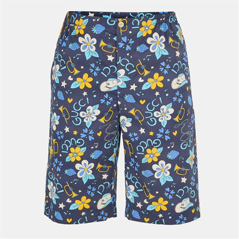 GUCCI - Men's Silk Chino Shorts