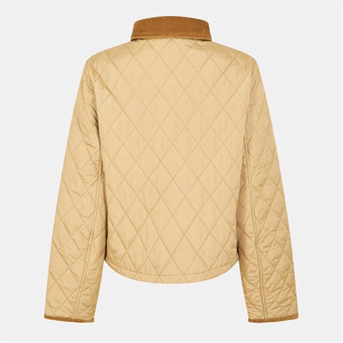 BURBERRY - Women's Oldham Diamond Quilted Insulated Quilted Jacket