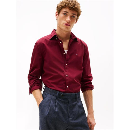 Tommy Hilfiger - Core Flex Long Sleeve Poplin Shirt