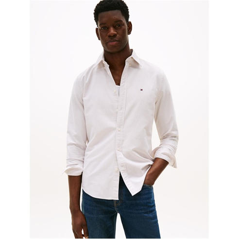 Tommy Hilfiger - CORE 1985 FLEX OXFORD STRIPE  SHIRT