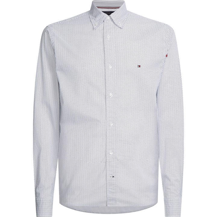 Tommy Hilfiger Core flex mini Geo Print Shirt – White