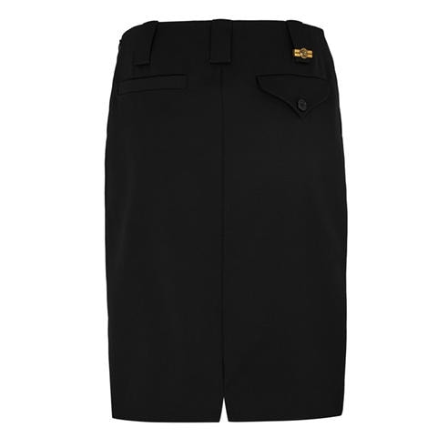 VERSACE - Women's Wool Midi Skirt