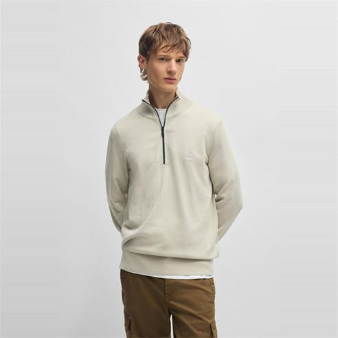 Boss - Men's  HBO Kanobix 1/4 Zipped Sweater