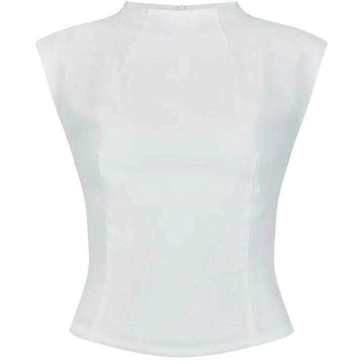 Odd Muse Women's White The Ultimate Muse Sleeveless Top Extra Large