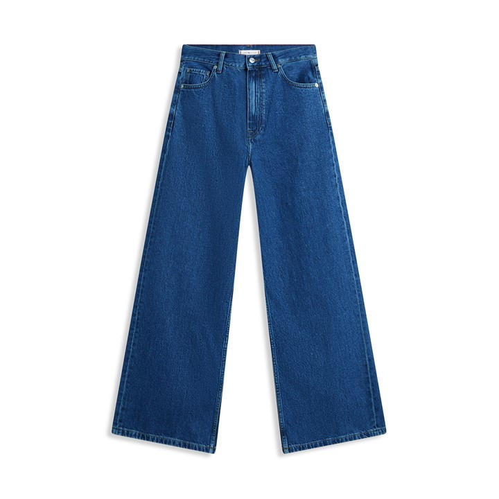 Tommy Hilfiger Women's Blue Tommy 70S Wide Hw Ld62