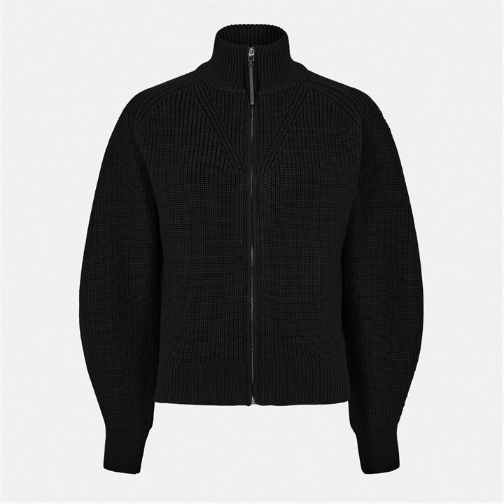 Jacquemus Jacq Zip Rib Zip Sn54 In Black