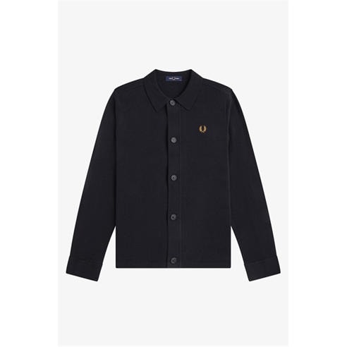 Fred Perry - Men's Fine Knit Cotton Long-Sleeve Cardigan