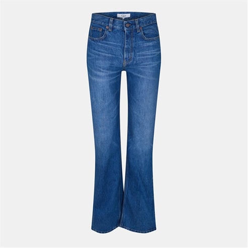 CHLOE - Women's 's Mid Rise Full Length Split Hem Bootcut Jeans