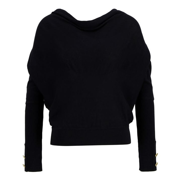 Barbour International Women's Black Nia Jumper