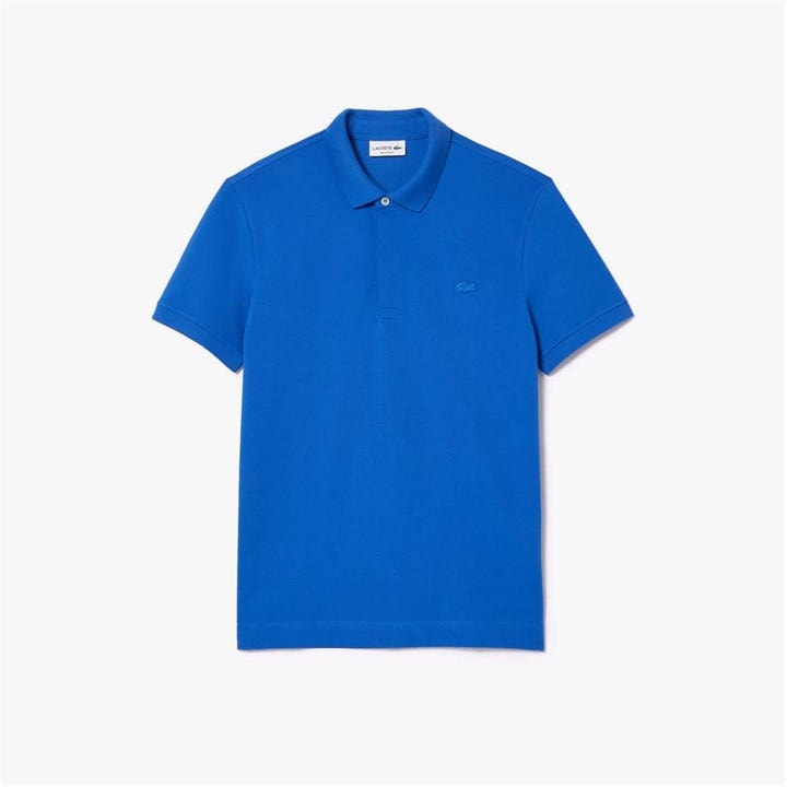 Lacoste Men's Blue Regular-Fit Paris Stretch Piqu¿ Polo Shirt Small