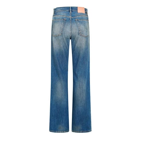ACNE STUDIOS - Women's Mid Blue Wide Leg Jeans