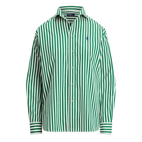 POLO RALPH LAUREN - Women's Stripe Long Sleeve Patterned Shirt