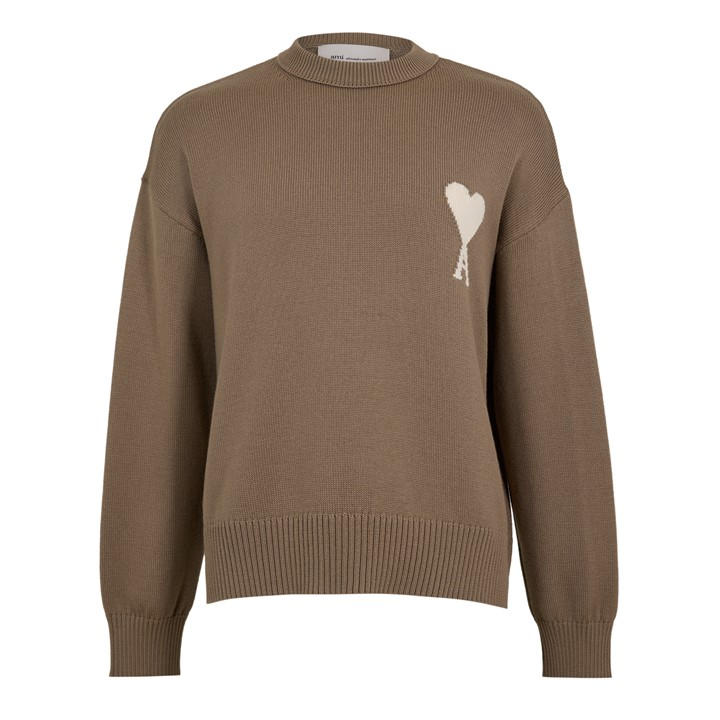 Ami Paris Men's Beige De Coeur Sweatshirt - XL
