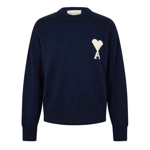 Grey/Red 084 - AMI PARIS - De Coeur Sweatshirt