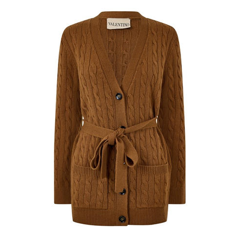VALENTINO - Val Cashmere Cardi Ld63