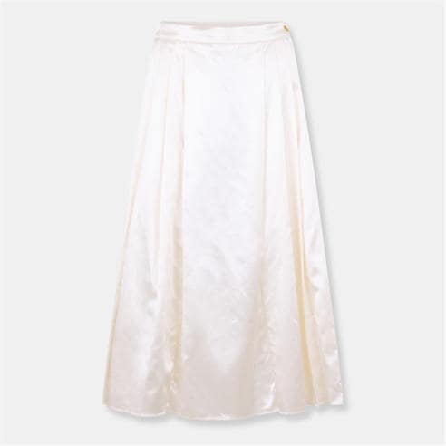 GUCCI - Women's Silk Viscose Midi Skirt
