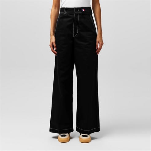 MONCLER - X Palm Angels Cotton Garbadine Trainers