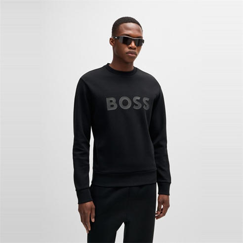Boss - Mens BOSS GREEN Long Sleeve Crew Neck Jumper (Salbo)