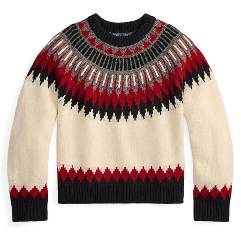 POLO RALPH LAUREN - Women's Fair Isle Crew Neck Jumper