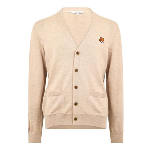 MAISON KITSUNE - Men's Fox RegMerino Cardigan