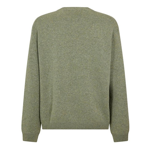 MAISON KITSUNE - Men's Fox Hood Milano Lamb Crew Neck Jumper