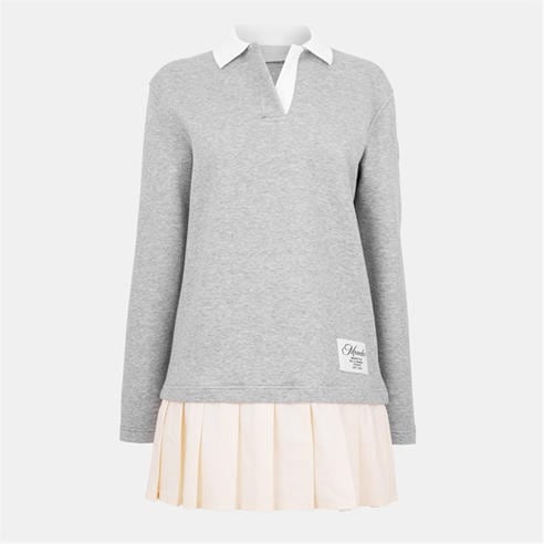 MONCLER - Women's Pleat Pleated T-Shirt Dress