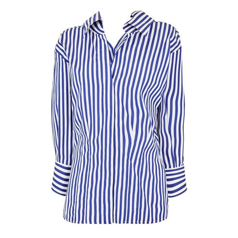 GIVENCHY - Women's GIV Open Long Sleeve Patterned Shirt