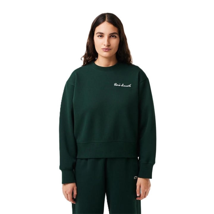 Lacoste Men's Green Crew Neck Jumper - L