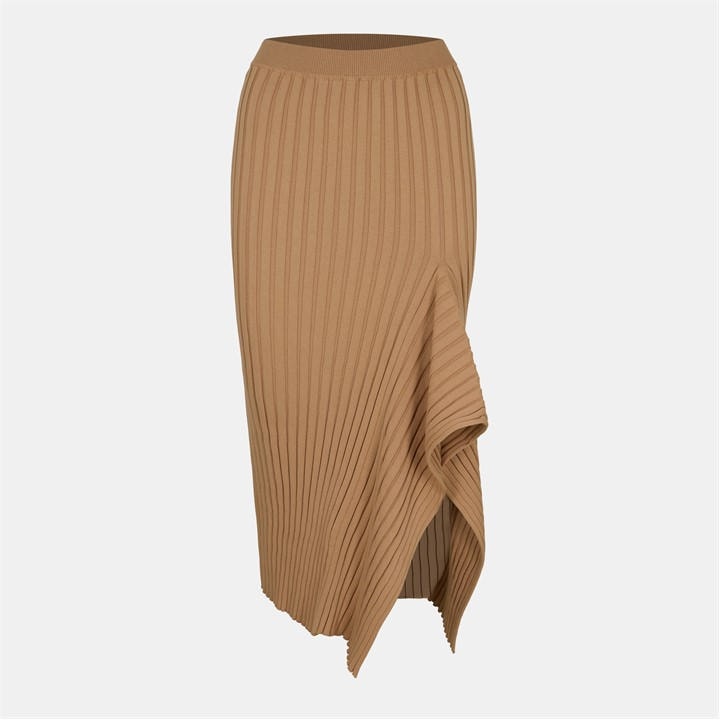 Stella Mccartney Women's Beige Stella Ribbed Skrt Ld62